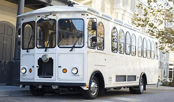 classic trolley: Classic trolley exterior