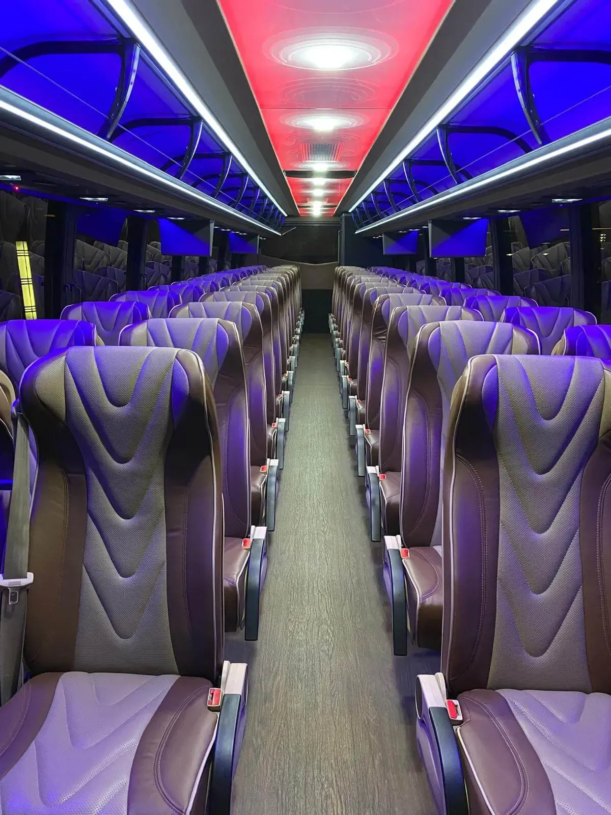 super coach bus: Interior view 1