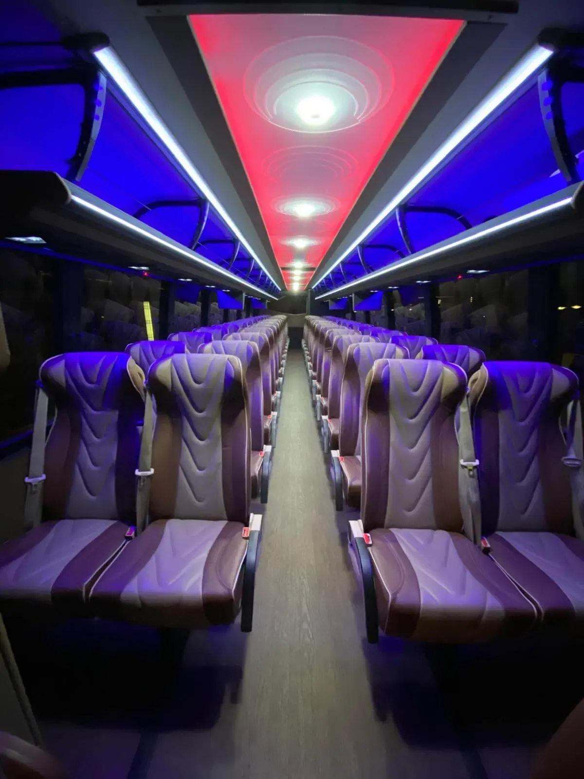 super coach bus: Interior view 2